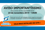 AVISO IMPORTANTE - ENADE 2014