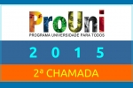 PROUNI 2015 - Segunda Chamada