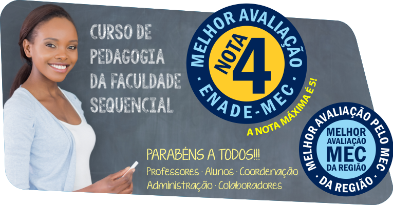 Nota 4 na avaliação do ENADE-MEC!