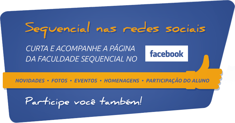 Curta a Faculdade Sequencial no Facebok!